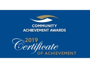Suncare Community Services Certificate of Achievement Awards 2019